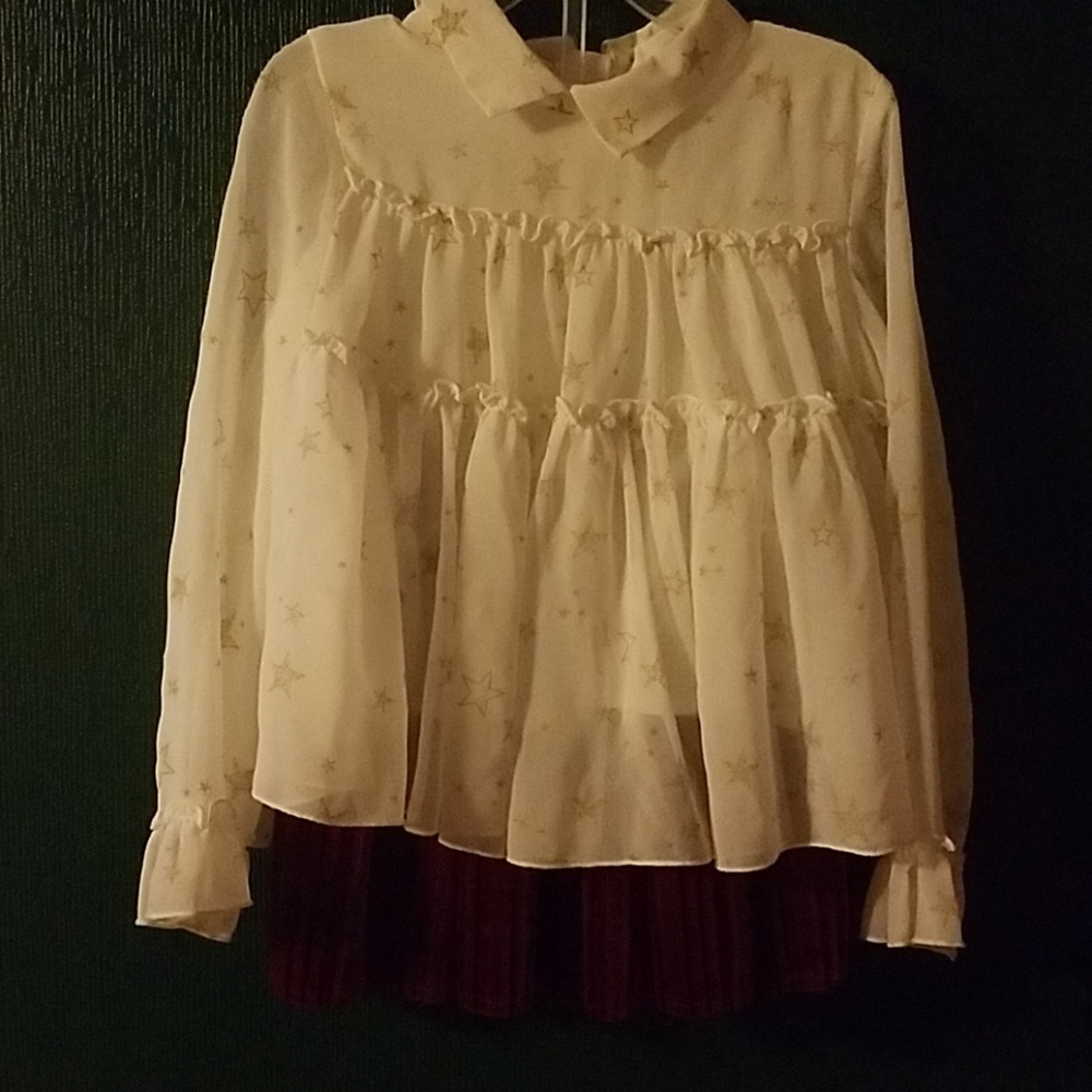 Skirt and blouse